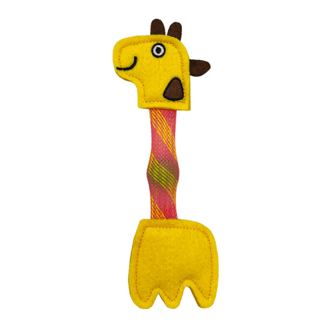 Brinquedo Pulam Pulam com Catnip para Gatos Girafa