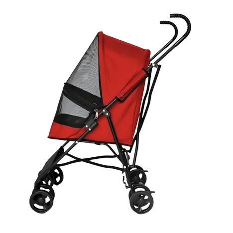 Carrinho de passeio em 4 Rodas Vermelho