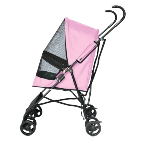 Carrinho de passeio em 4 Rodas Rosa