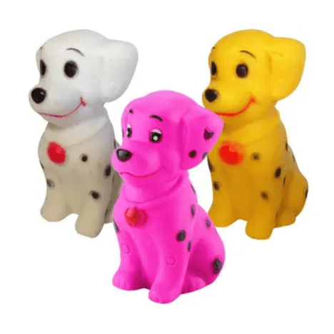 Brinquedo Vinil Cachorro Dálmatas Cores Sortidas 1 Unidade Brinquedo Vinil Cachorro Dálmatas Cores Sortidas 1 Unidade
