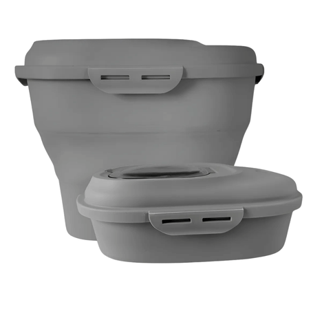 Pote para Ração Evolution Cinza Tampa Vedada com Capacidade de 10kg 1 Unidade Pote para Ração Evolution Cinza Tampa Vedada com Capacidade de 10kg 1 Unidade