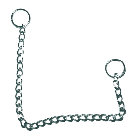 Enforcador Exposição Chato 3,5 por 50cm para Cães