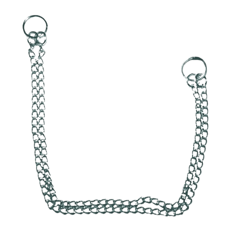 Enforcador Duplo Exposição Chato 2,5 por 70cm para Cães Enforcador Duplo Exposição Chato 2,5 por 70cm para Cães