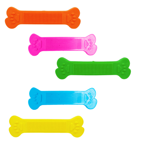 Brinquedo Osso Ataque de Borracha Topbone N°01 Cores Sortidas 1 Unidade Brinquedo Osso Ataque de Borracha Topbone N°01 Cores Sortidas 1 Unidade