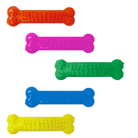 Brinquedo Osso Ataque de Borracha Cravo N°01 Cores Sortidas 1 Unidade Brinquedo Osso Ataque de Borracha Cravo N°01 Cores Sortidas 1 Unidade