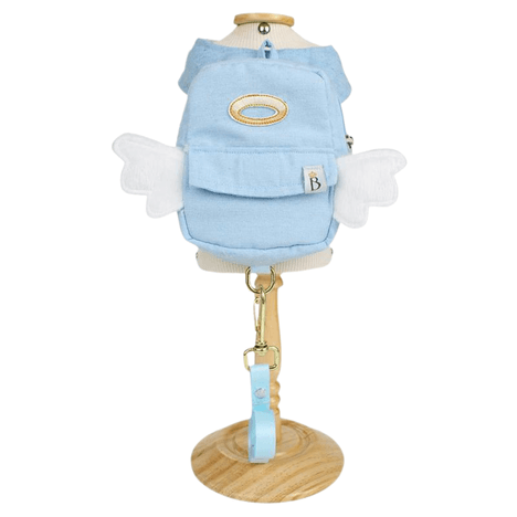 Colete com Guia Mochila Anjinho Azul GG