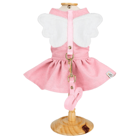 Vestido Lady com Guia Anjinho Rosa PP