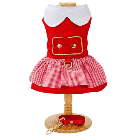 Vestido Lady com Guia de Natal Vermelho GG