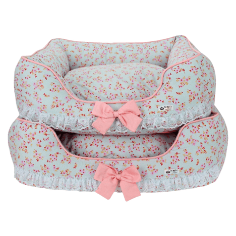 Cama Elegance Encanto Floral cor Rosa G