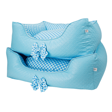 Cama Elegance Charme Azul G Cama Elegance Charme Azul G